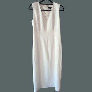 J. Crew Interview Dress in Ultra White 4-Season Stretch - New Condition